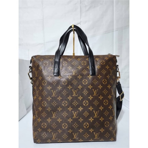 Authentic Louis Vuitton Monogram Macassar Canvas Kitan Bag Black/Brown - Picture 13 of 13